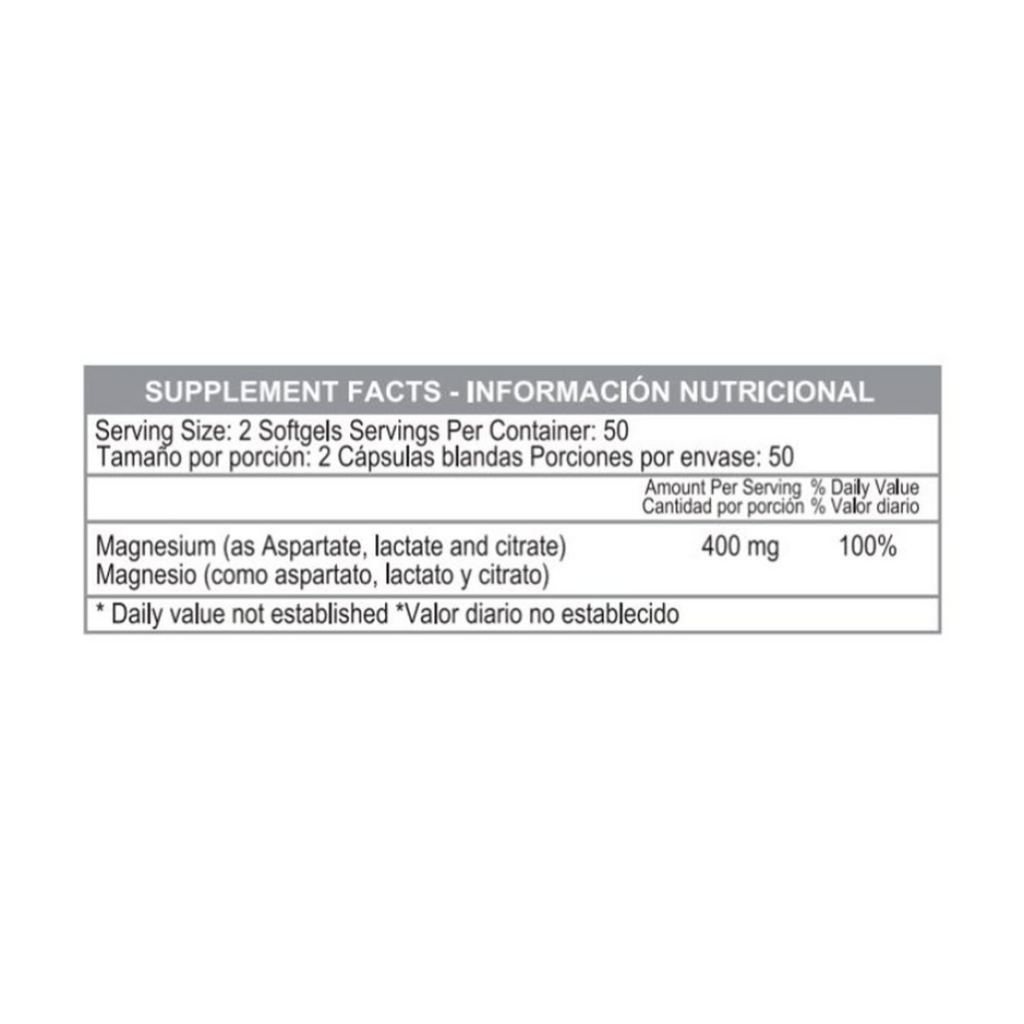 Super Magnesio Sofgel 100