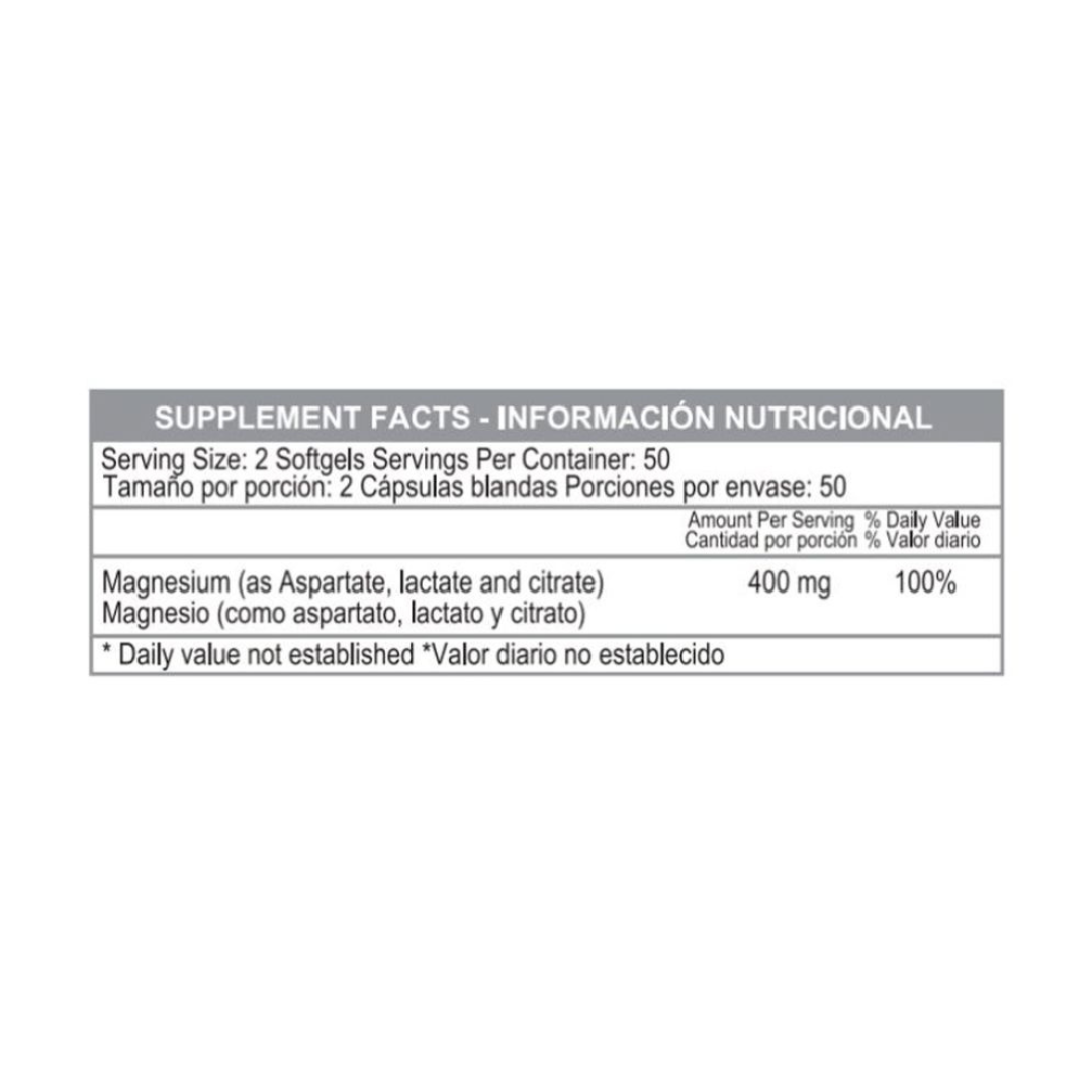 Super Magnesio Sofgel 100