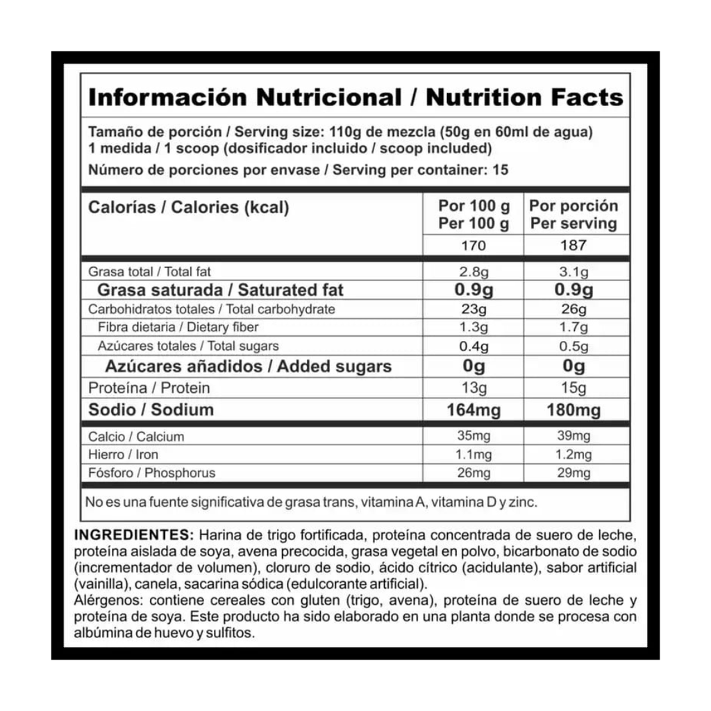 Protein Pancake Tradicional 750 Gramos