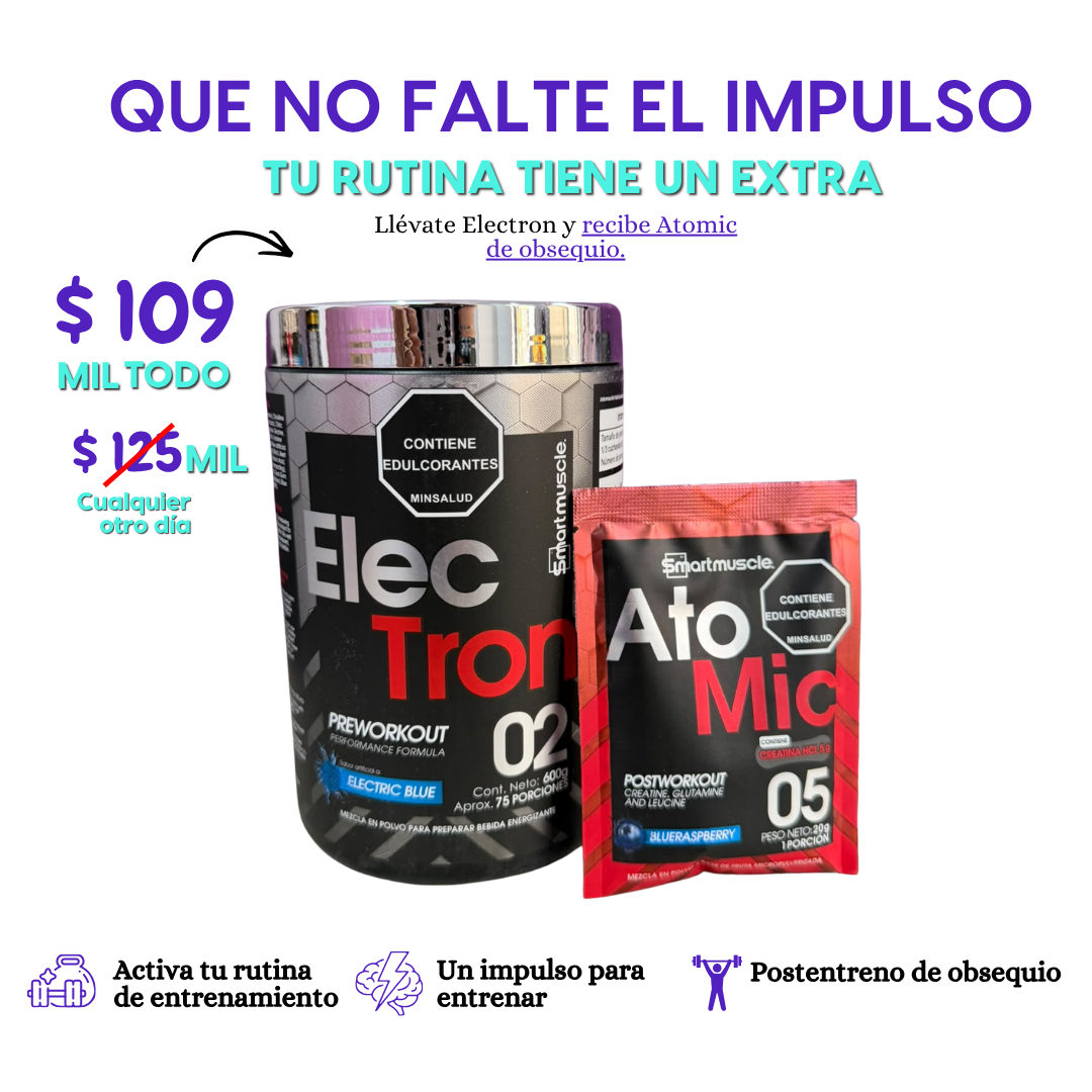 Electron Smart Muscle 400 g + Atomic Gratis | Vitaness