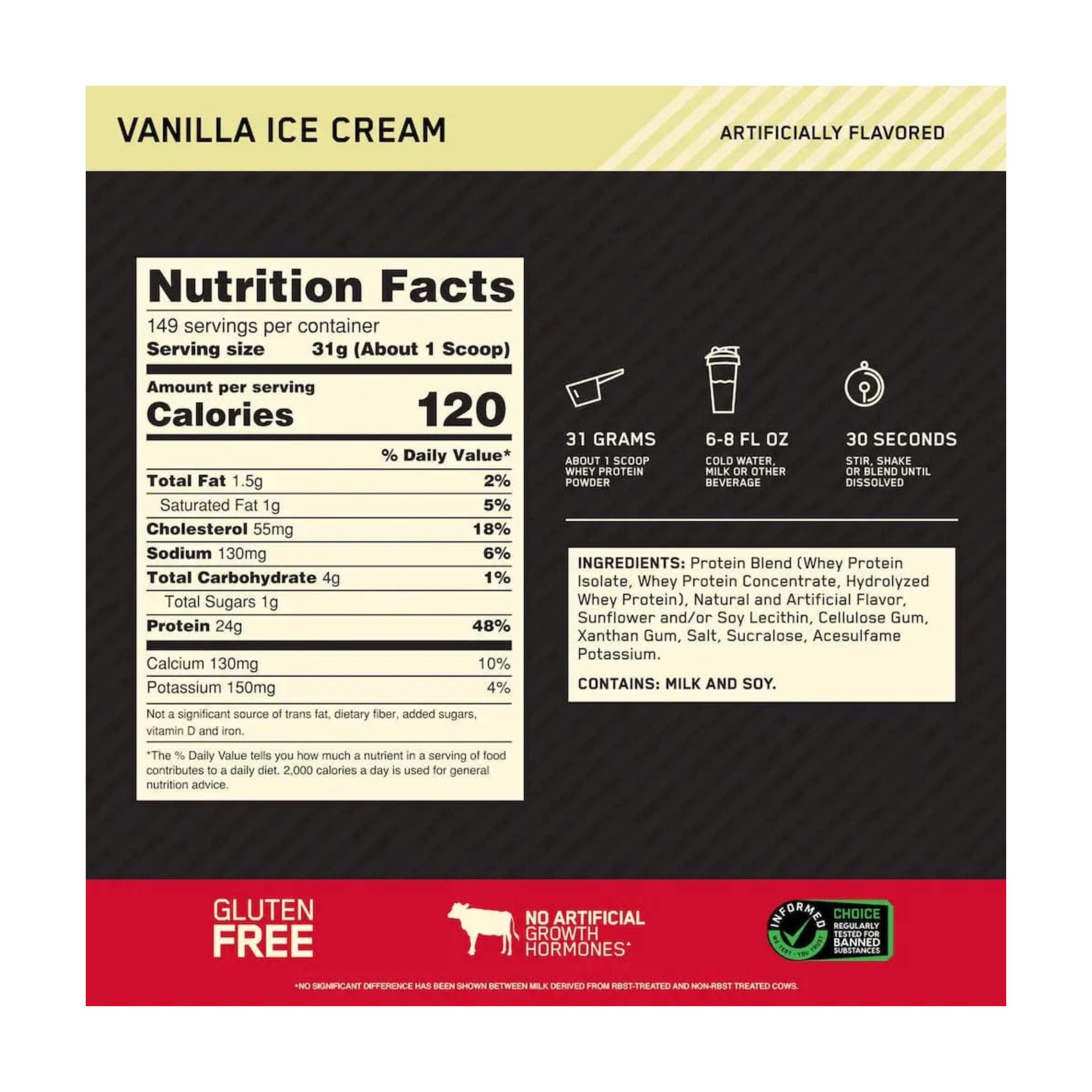 Whey Gold Standar 10 Libras