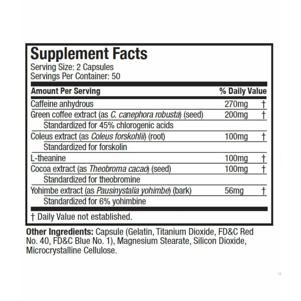 Hydroxycut Elite 100 Cápsulas