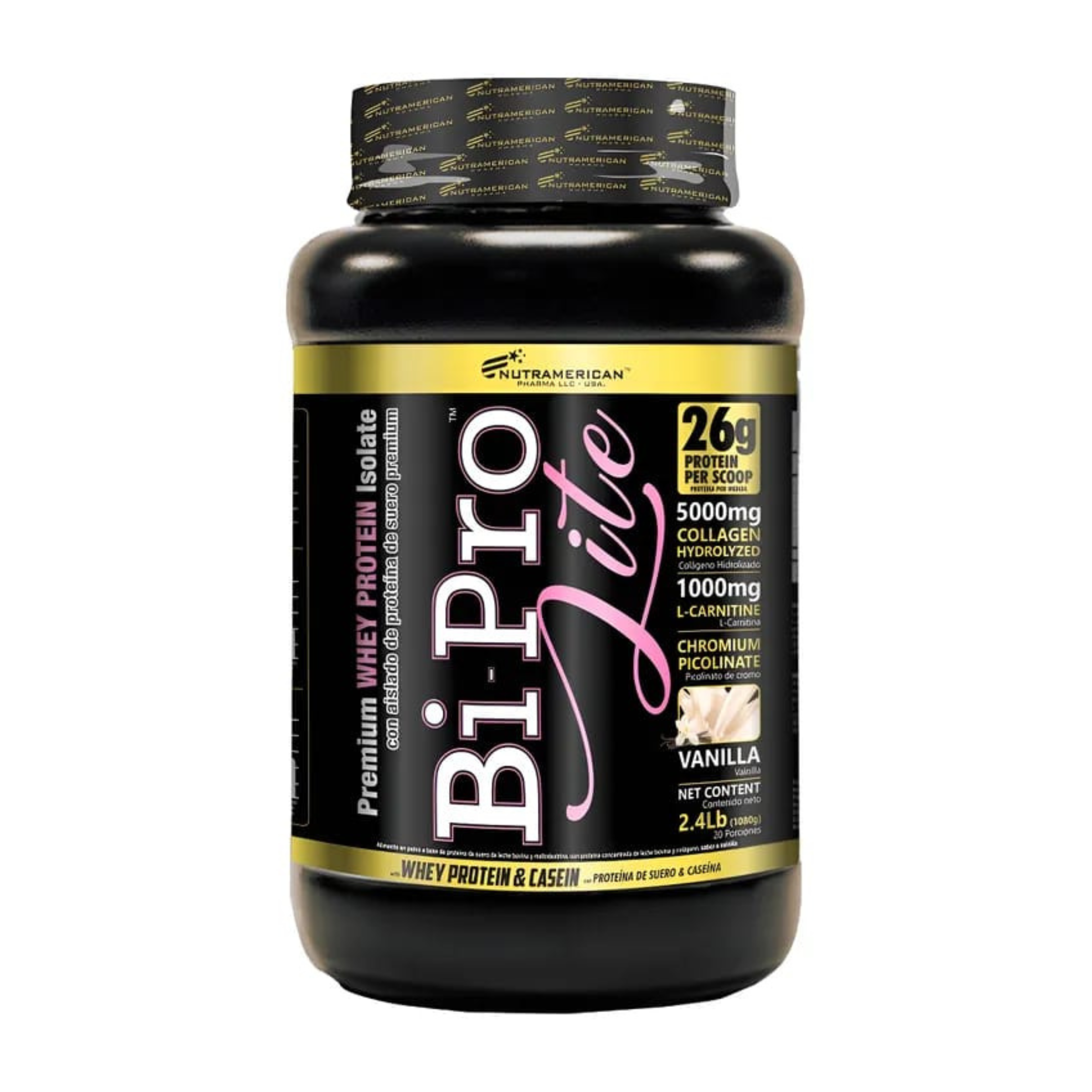 BIPRO LITE 2.4LB PROTEINA + L - CARNITINA + COLAGENO HIDROLIZADO