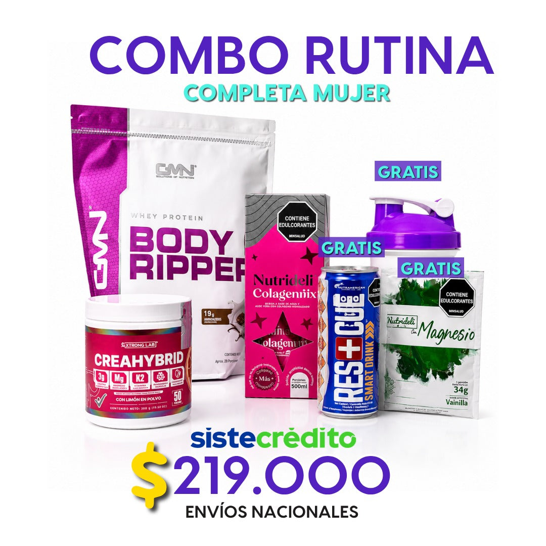 COMBO RUTINA PARA MUJER