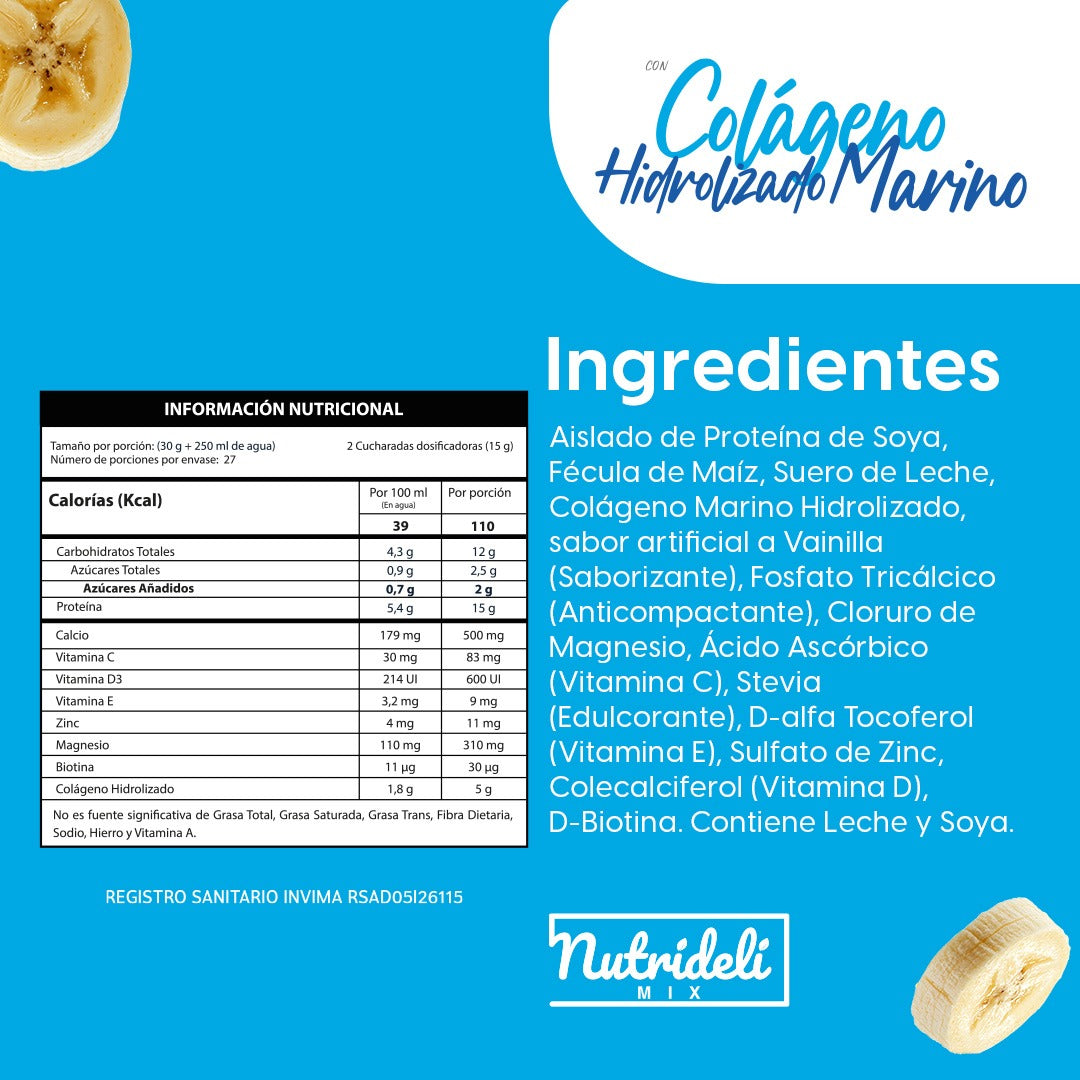 Colágeno Marino 800 Gramos